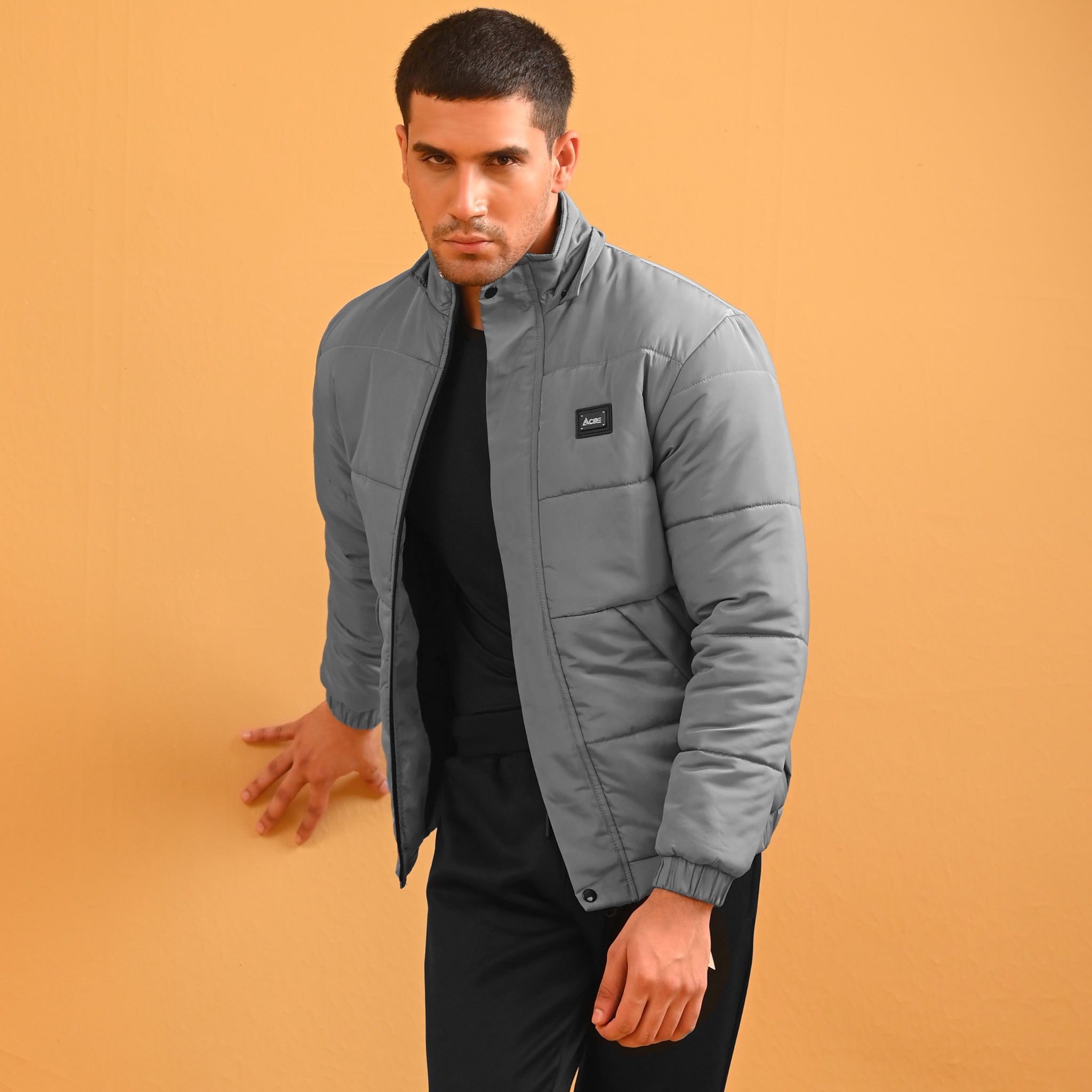 Classic Grey Winter Waterproof Jacket