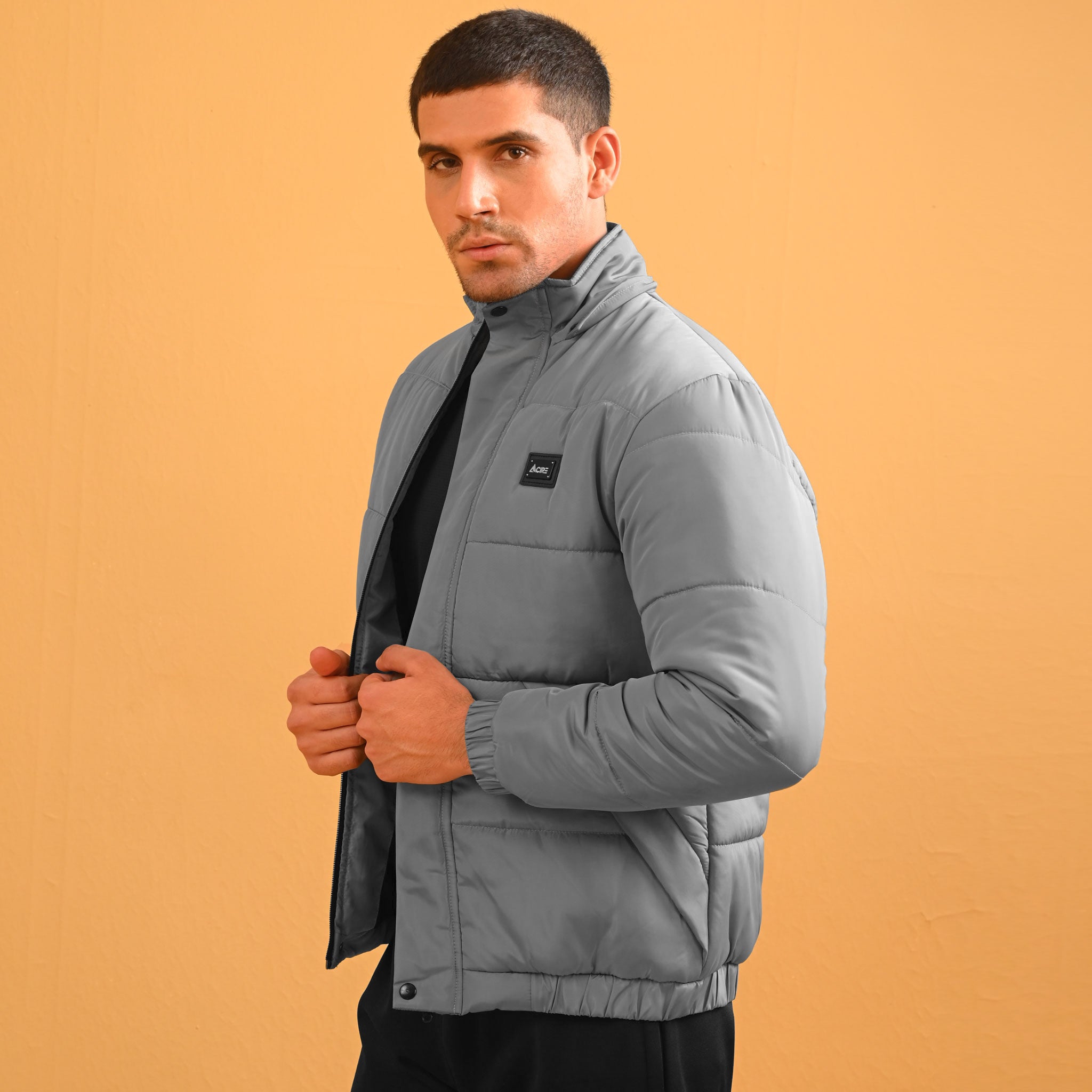 Classic Grey Winter Waterproof Jacket