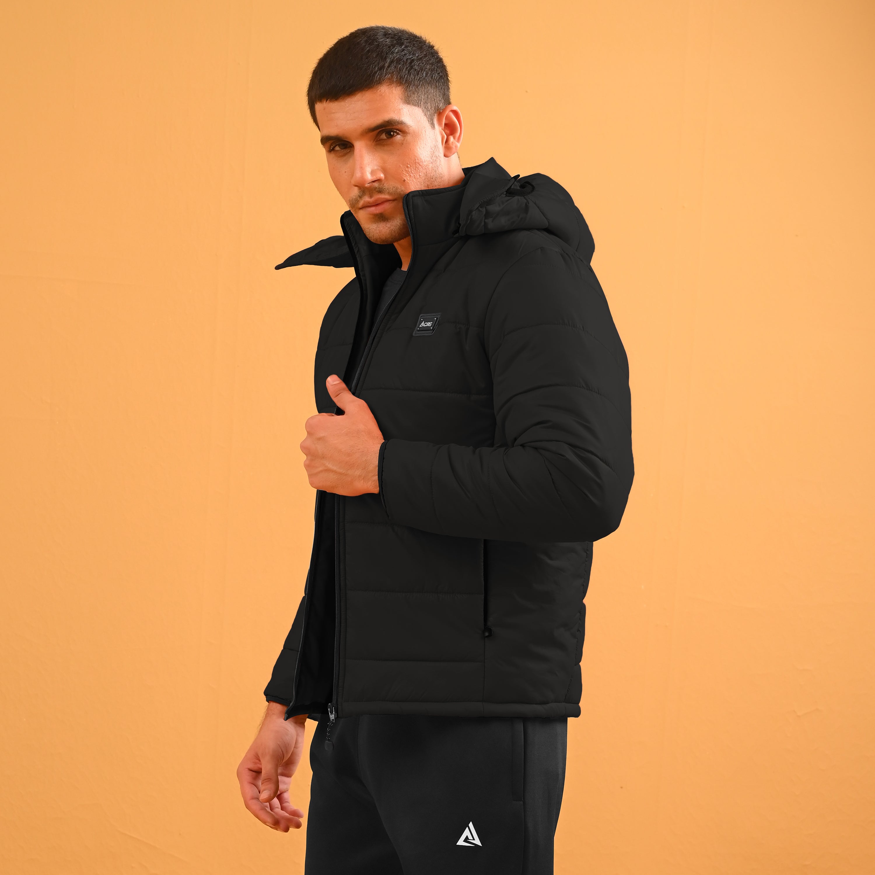 Winter Waterproof Jacket In Classic Black